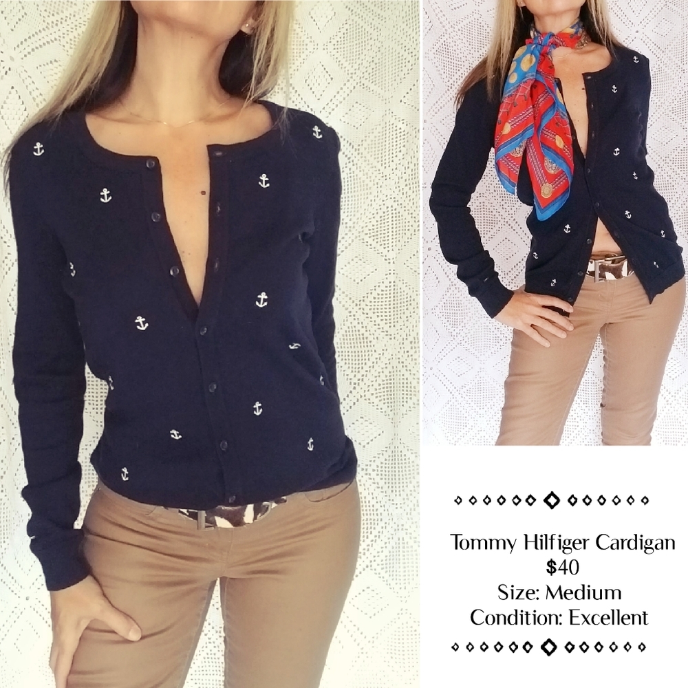 Nautical Tommy Hilfiger Cardigan